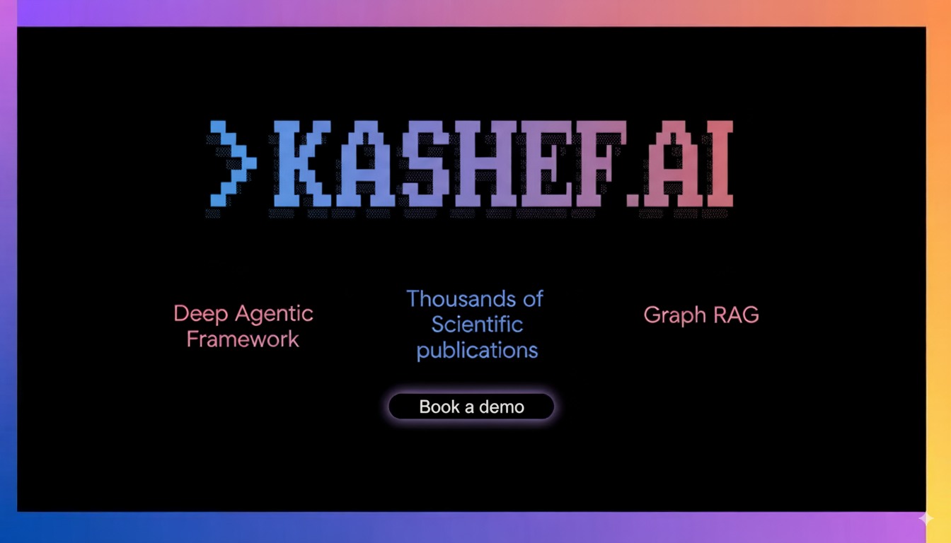 Kashef.ai CLI interface for power users and pipeline integration